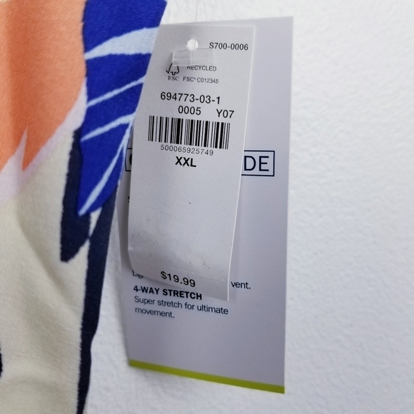 Old Navy Active Women's Floral Sleeveless Tank Top NWT - Picture 2 of 8